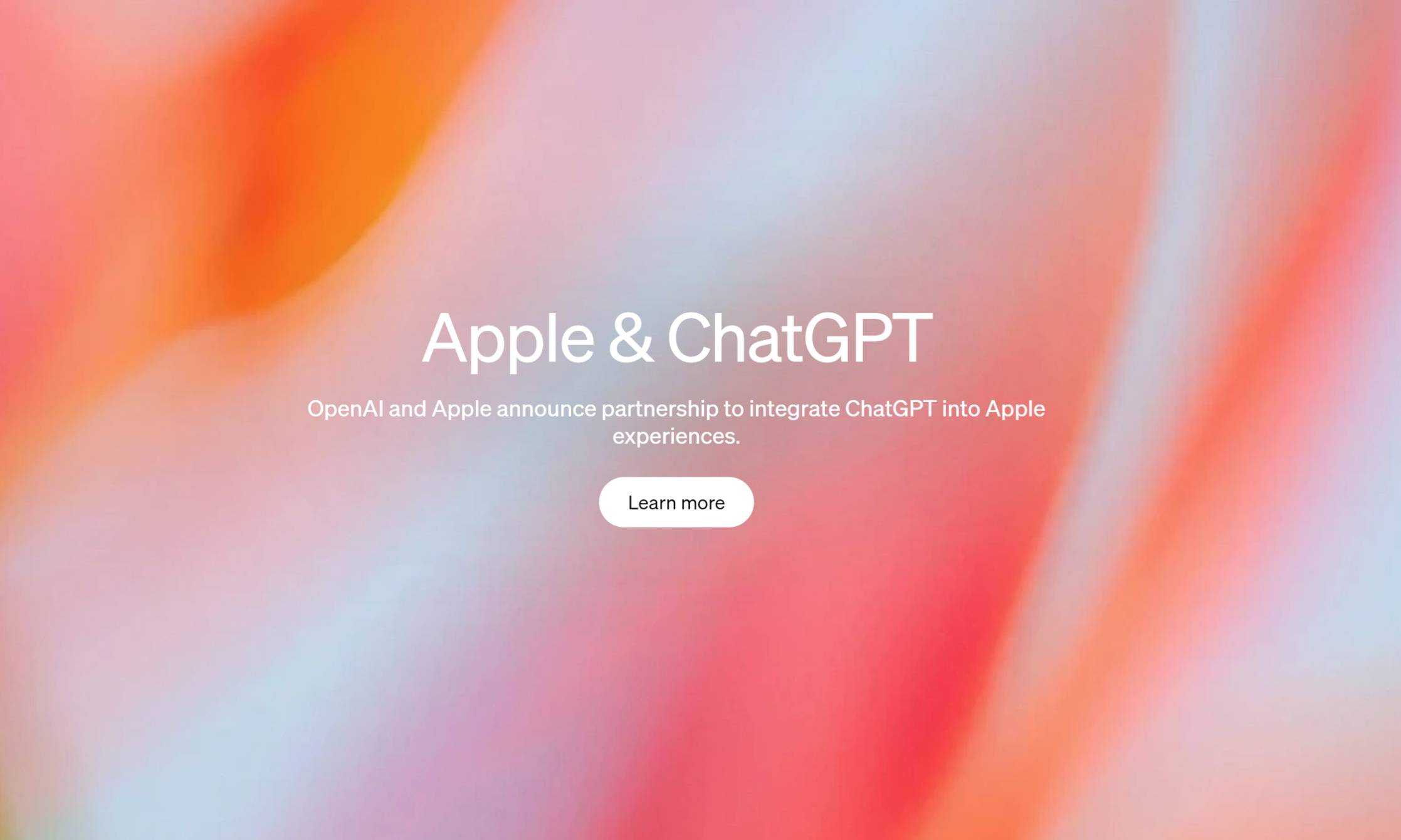 OpenAI直播跟踪（四）：Apple Intelligence深度整合ChatGPT，高级语音视觉功能发布