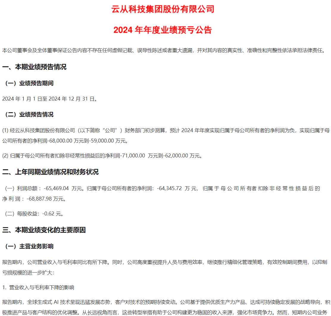 云从科技：公司已推出从容大模型训推、推理一体机分为信创版与非信创版