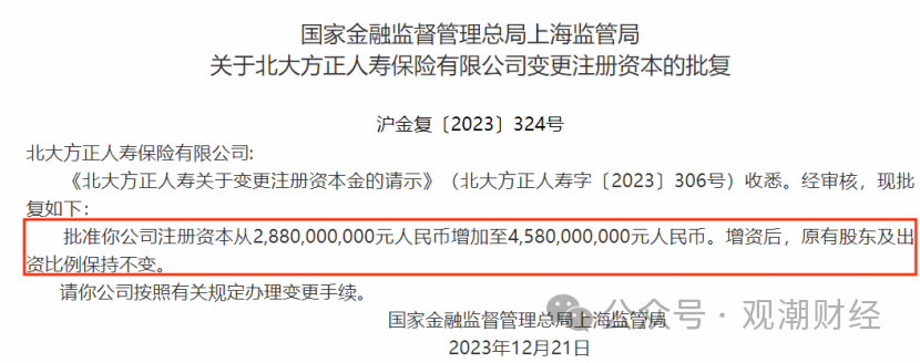 中诚信托增资24亿元获监管批复，注册资本增至48.50亿元