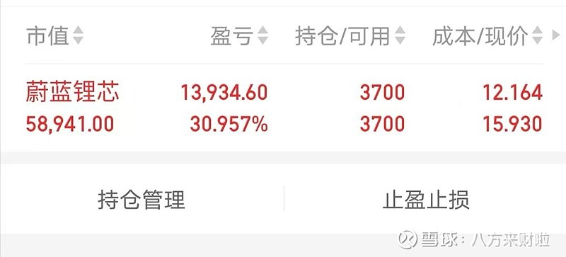 财报速递：蔚蓝锂芯2024年全年净利润4.88亿元