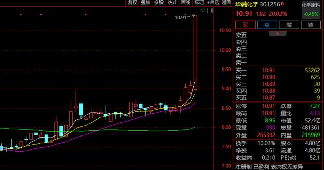 涨停雷达：光刻胶+环氧丙烷衍生品+出海 红宝丽触及涨停