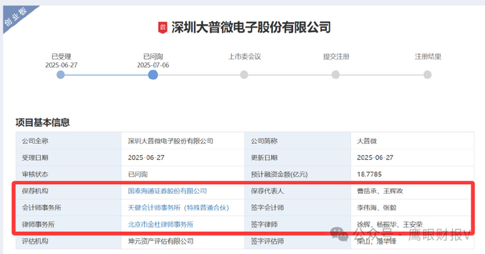 托伦斯创业板IPO已受理 多款产品已进入北方华创、中微公司等客户供应体系