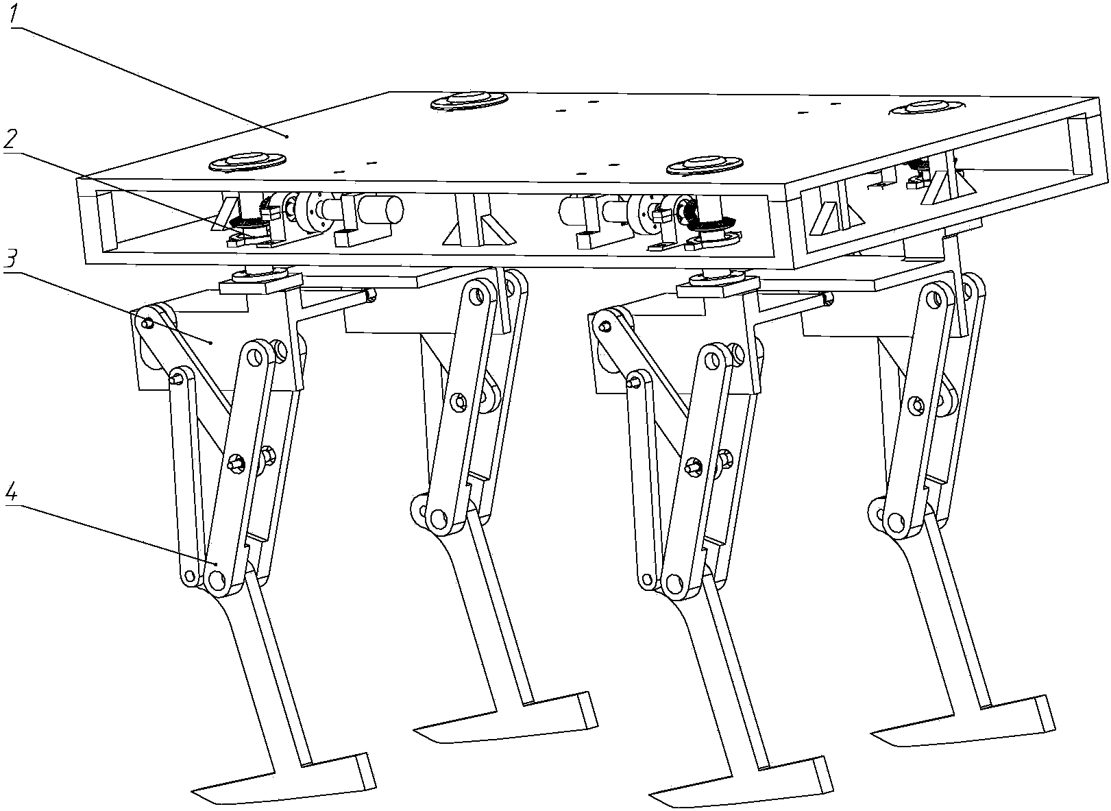 云深处科技公布四足机器马相关专利