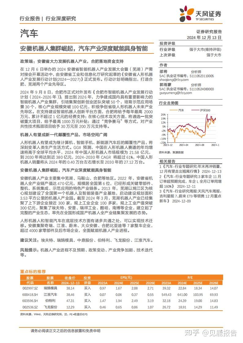 机械设备行业定期报告:链传动赋能仿生智造,征和工业助力具身智能新突破