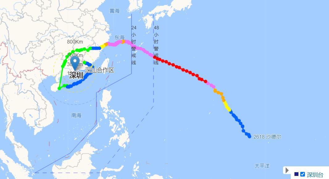 罕见！“沙德尔”停止编号后再度加强为台风 最新路径