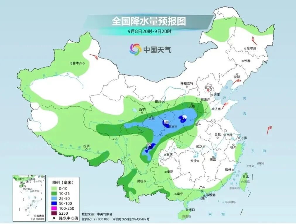 未来三天北方降雨向东扩展 多地气温将创下半年来新低