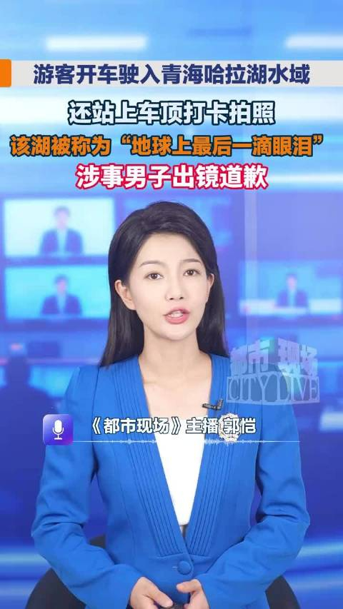 游客驾车驶入哈拉湖水域打卡拍照？青海德令哈市通报